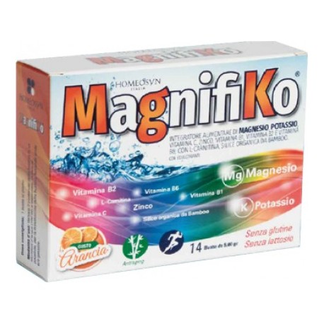 Magnifiko integratore Magnesio e Potassio contro la stanchezza 30 buste 